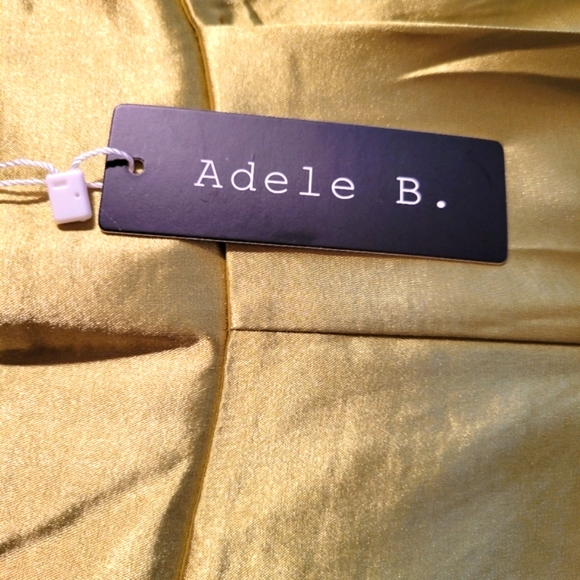 ADELE B GREEN WIDE LEG PANTS SZL - Picture 7 of 11